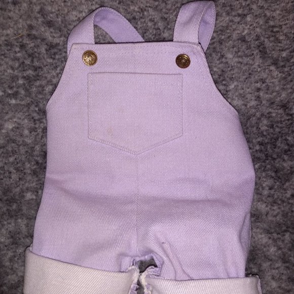 Lilac purple overalls for CPK Cabbage Patch Kids dolls 16" - Picture 1 of 1